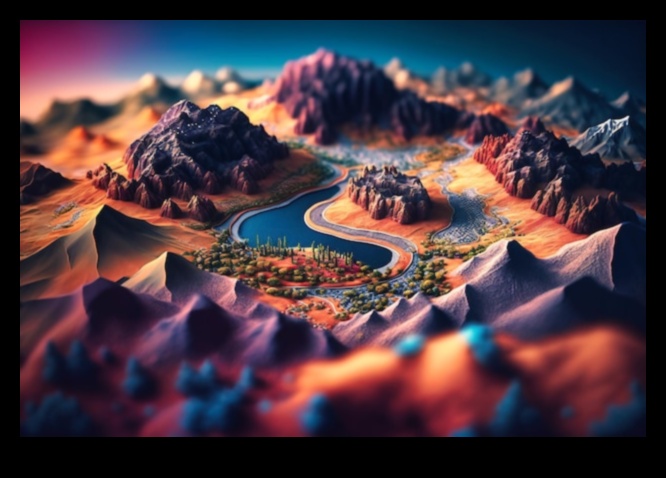 نغمات الأرض: لوحات الألوان الطبيعية في فن المناظر الطبيعية