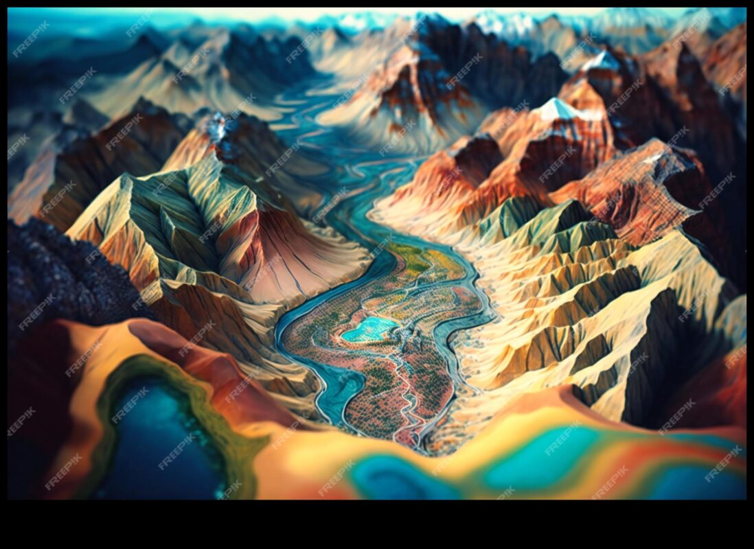 نغمات الأرض: لوحات الألوان الطبيعية في فن المناظر الطبيعية