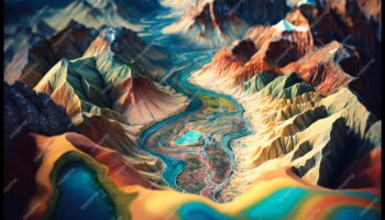 نغمات الأرض: لوحات الألوان الطبيعية في فن المناظر الطبيعية