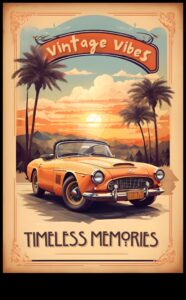 المشاعر العتيقة: احتفال بجماليات السيارات على مر السنين