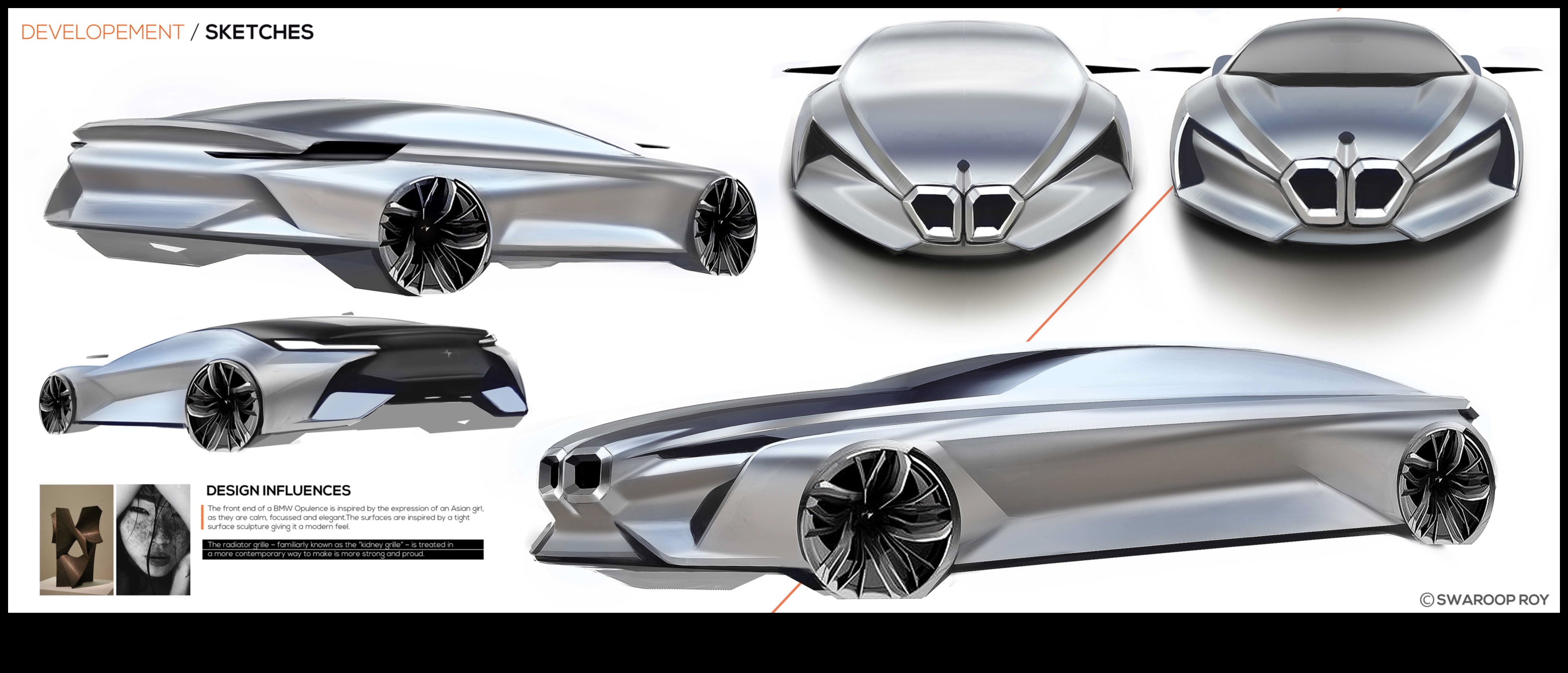 البذخ المنحوت: الإتقان الجمالي لتصميم السيارات الفاخرة