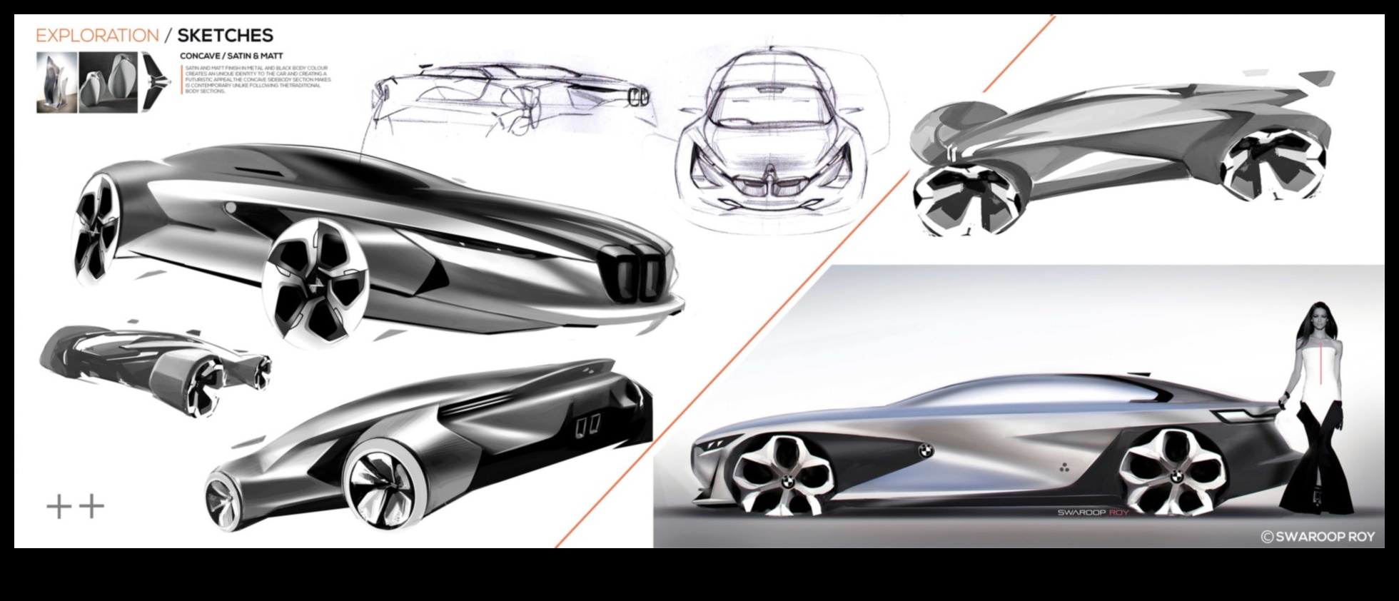 البذخ المنحوت: الإتقان الجمالي لتصميم السيارات الفاخرة