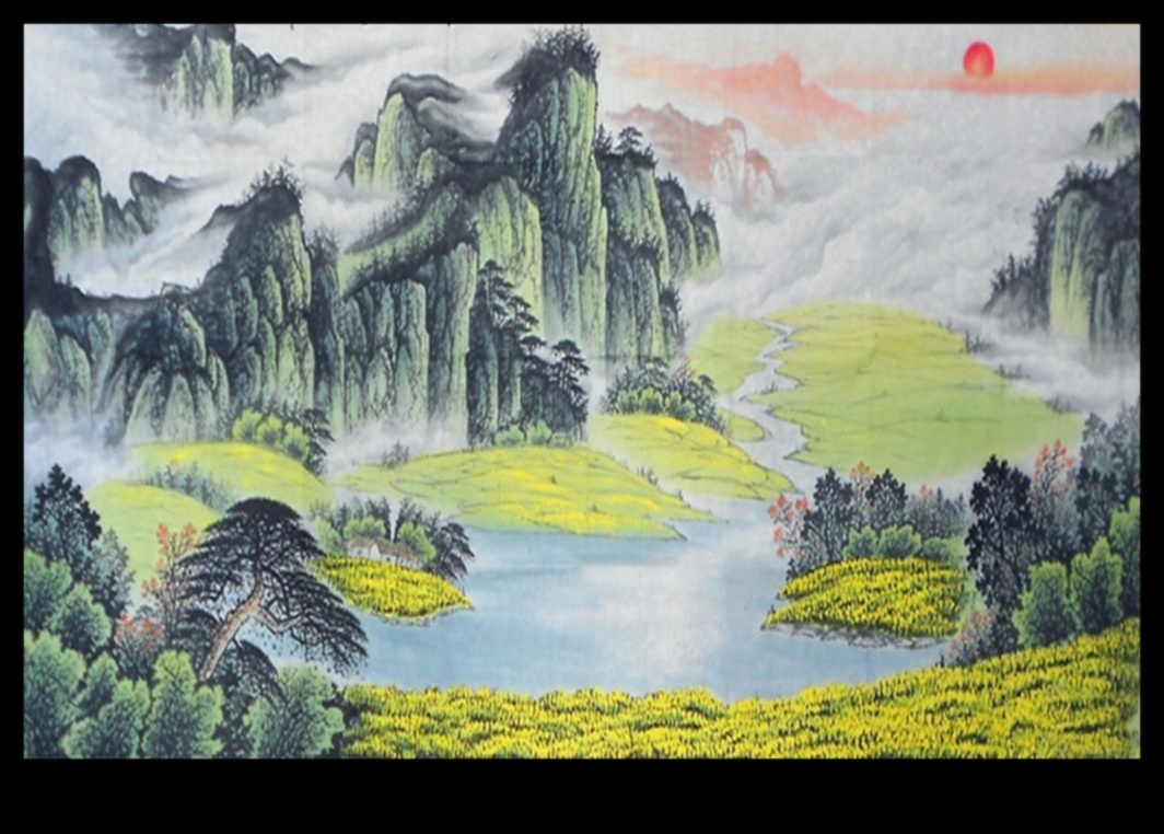 مشهد الروح 3 قصيدة الطبيعة: مناظر طبيعية معبرة مصنوعة في كل إطار